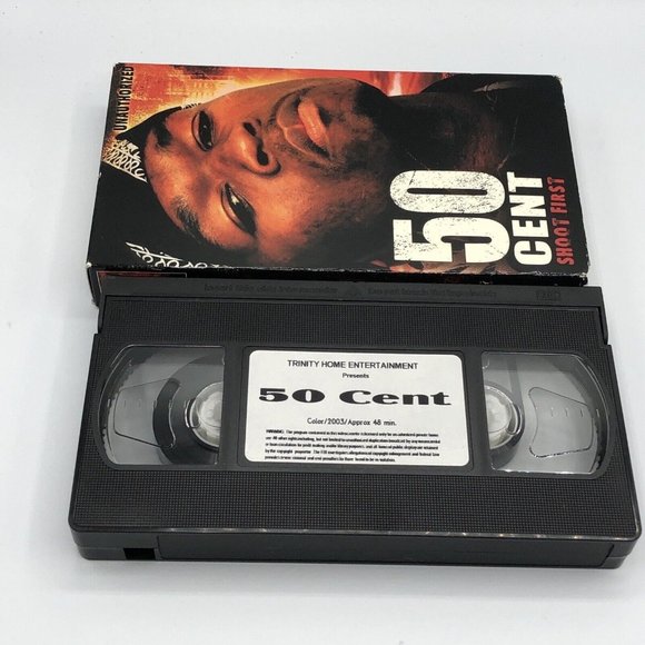Vintage 50 Cent Shoot First 2003 Trinity Home Entertainment VHS - Picture 5 of 9
